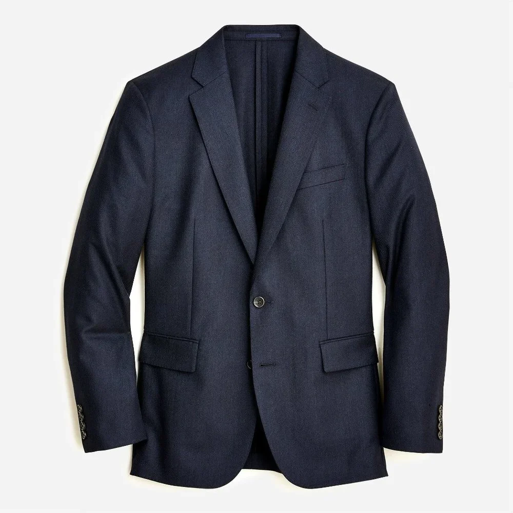 NWT Ludlow Slim Fit Suit Jacket in English Cotton-Wool Blend 38R